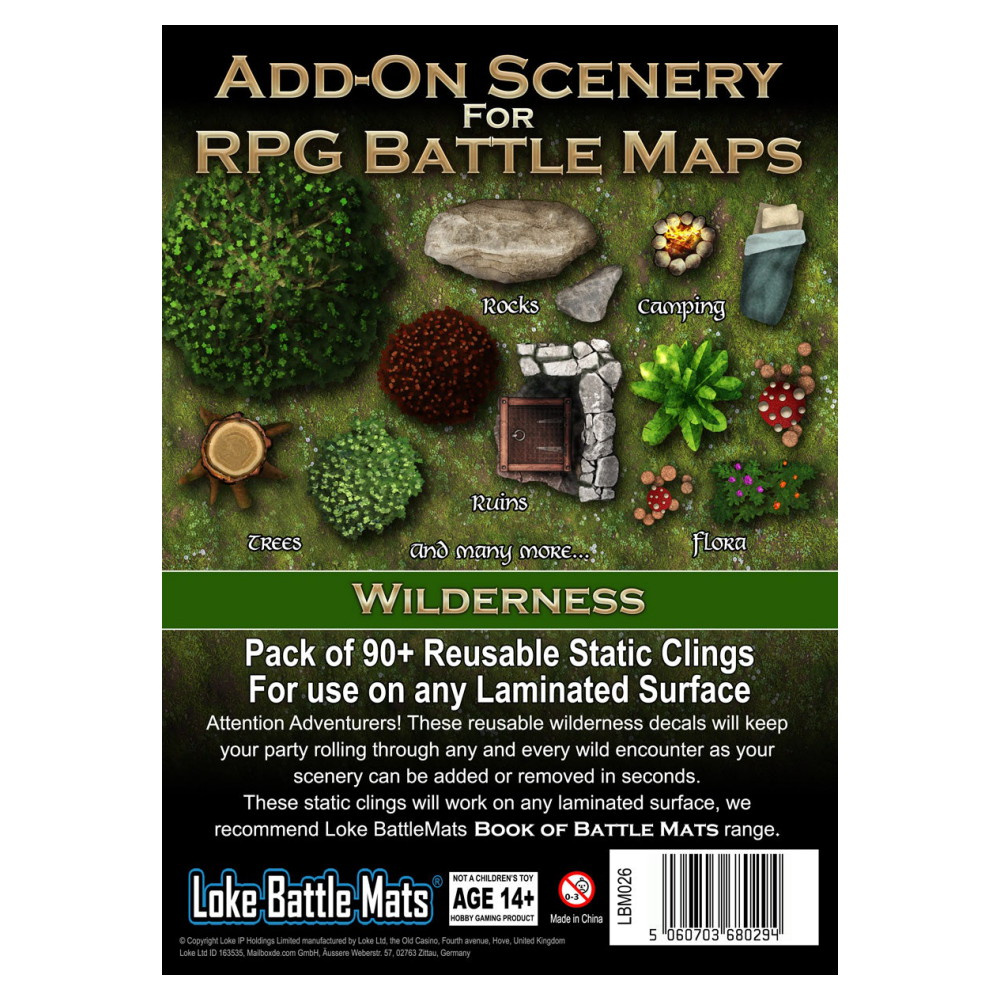 Add-On Scenery for RPG Maps - Wilderness (Exp.)