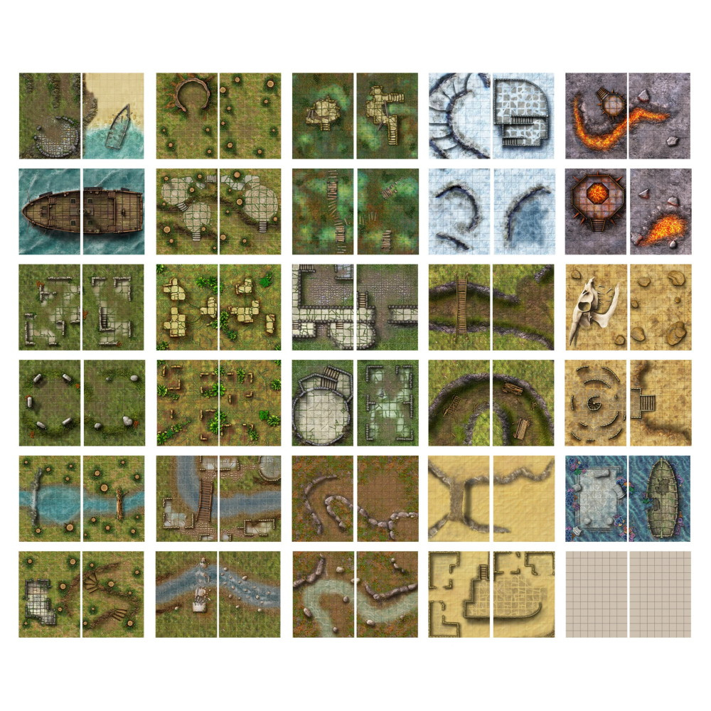 Big Book of Battle Mats - Wrecks & Ruins