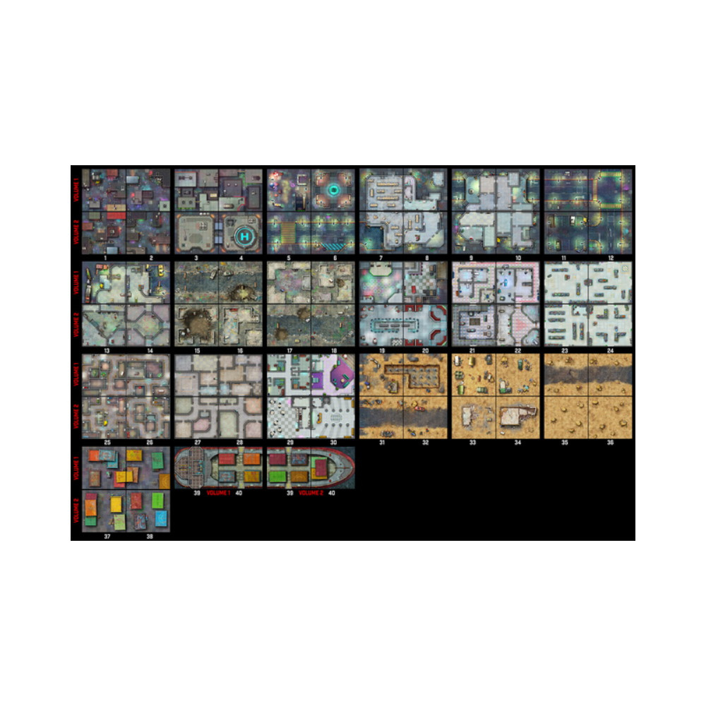 The Cyberpunk Set - Battle Maps and Tokens