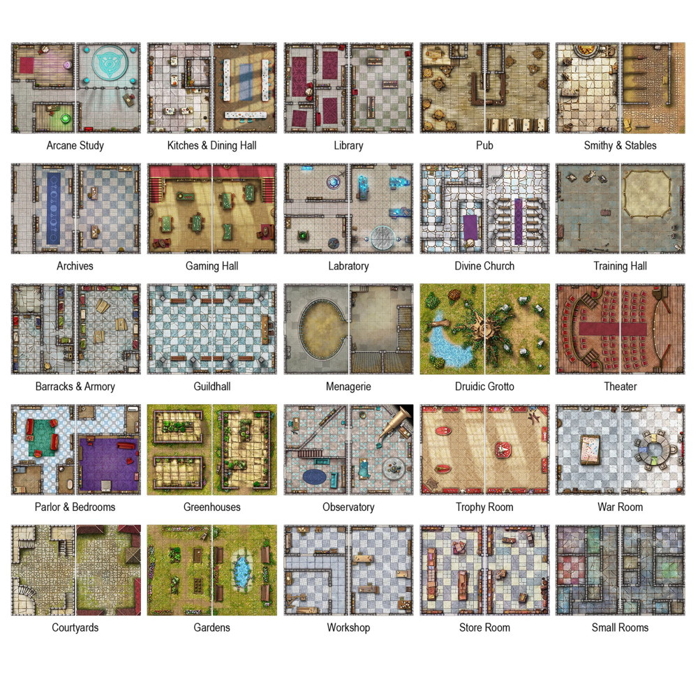 Big Book of Battle Mats - Bastions & Strongholds