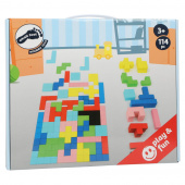 Small Foot - Geometric Wooden Puzzle Small Foot - Geometric Wooden Puzzle