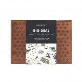 Playing cards in Big Deal wooden box Playing cards in Big Deal wooden box