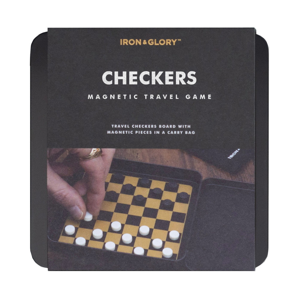 Game On Magnetic Travel Checkers