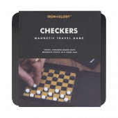 Game On Magnetic Travel Checkers Game On Magnetic Travel Checkers