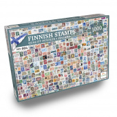 Nordic Puzzles: Finnish Stamps 1000 palaa