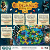 Quest for El Dorado: Heroes & Hexes (Exp.) (FI)