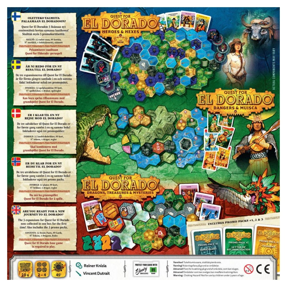 Quest for El Dorado: Expansion Collection (FI)