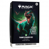 Magic: The Gathering - Tramplesaurus Rex - Foundations Commander Deck Magic: The Gathering - Tramplesaurus Rex - Foundations Commander Deck