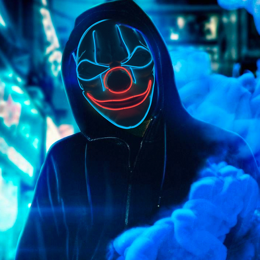 Led Mask Clown