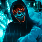 Led Mask Scary Led Mask Scary