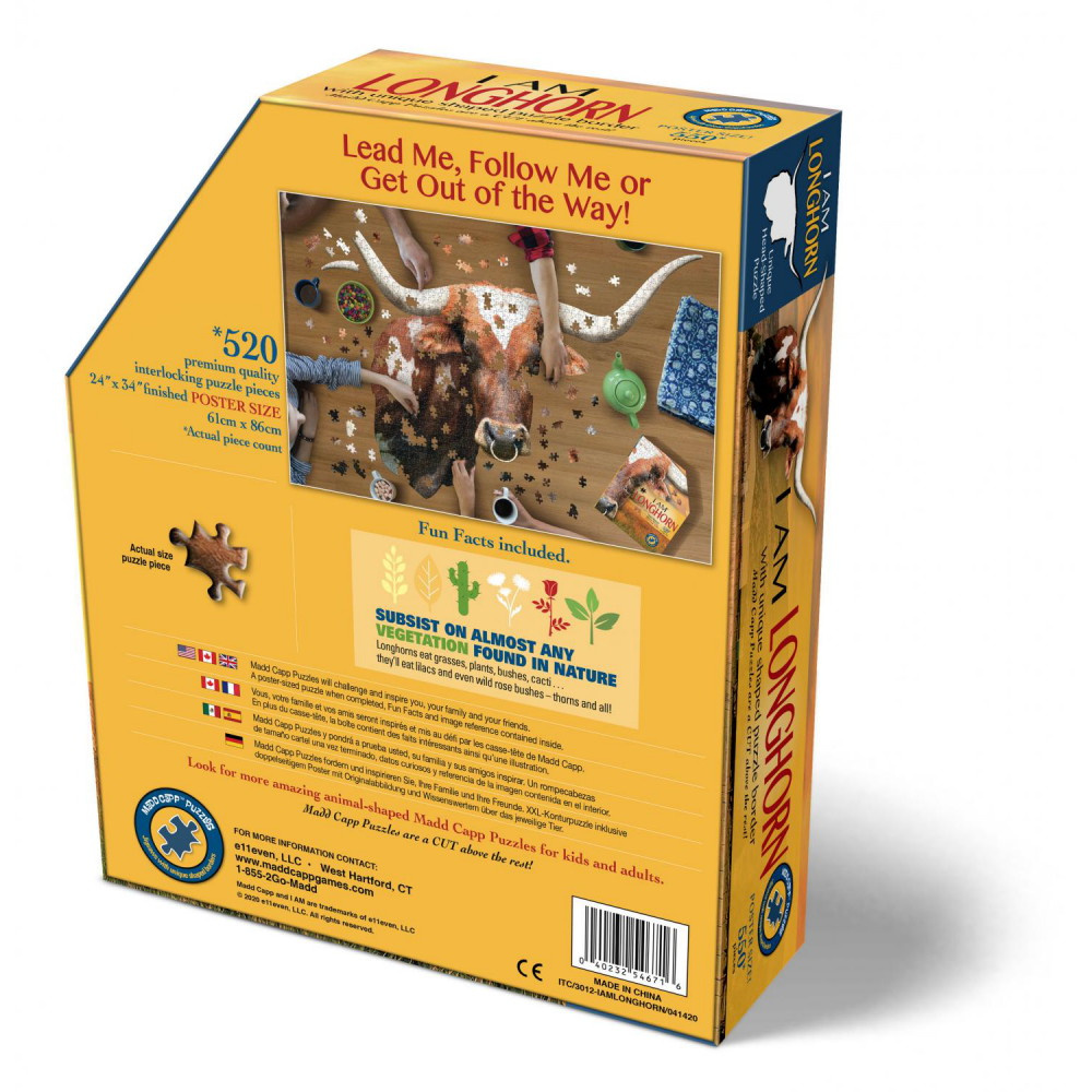 Palapeli - I Am Longhorn 550 palaa