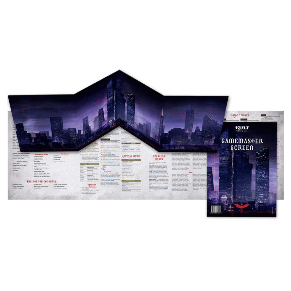 Kult: Divinity Lost RPG - Gamemaster Screen