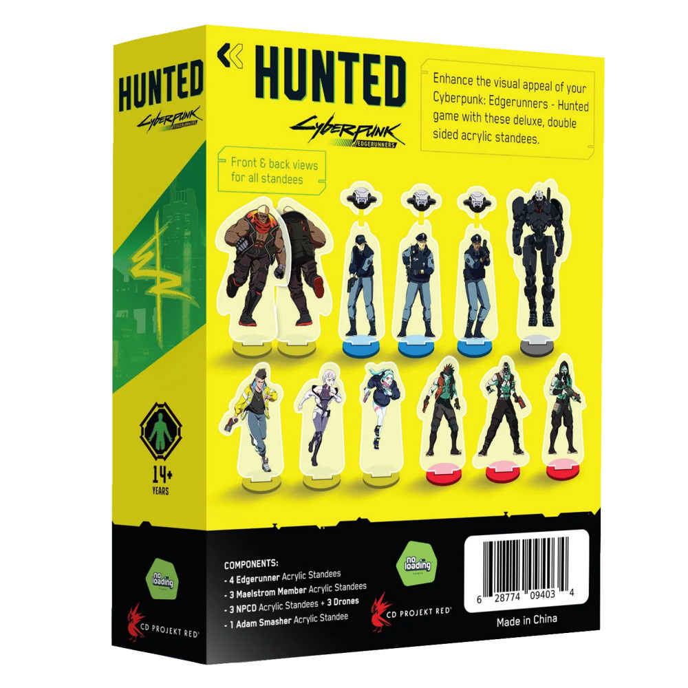 Cyberpunk: Edgerunners - Hunted: 11 Deluxe Acrylic Standees (Exp.)