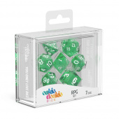 Oakie Doakie Dice RPG Set Speckled - Green 7 pack