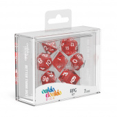 Oakie Doakie Dice RPG Set Speckled - Red 7 pack Oakie Doakie Dice RPG Set Speckled - Red 7 pack