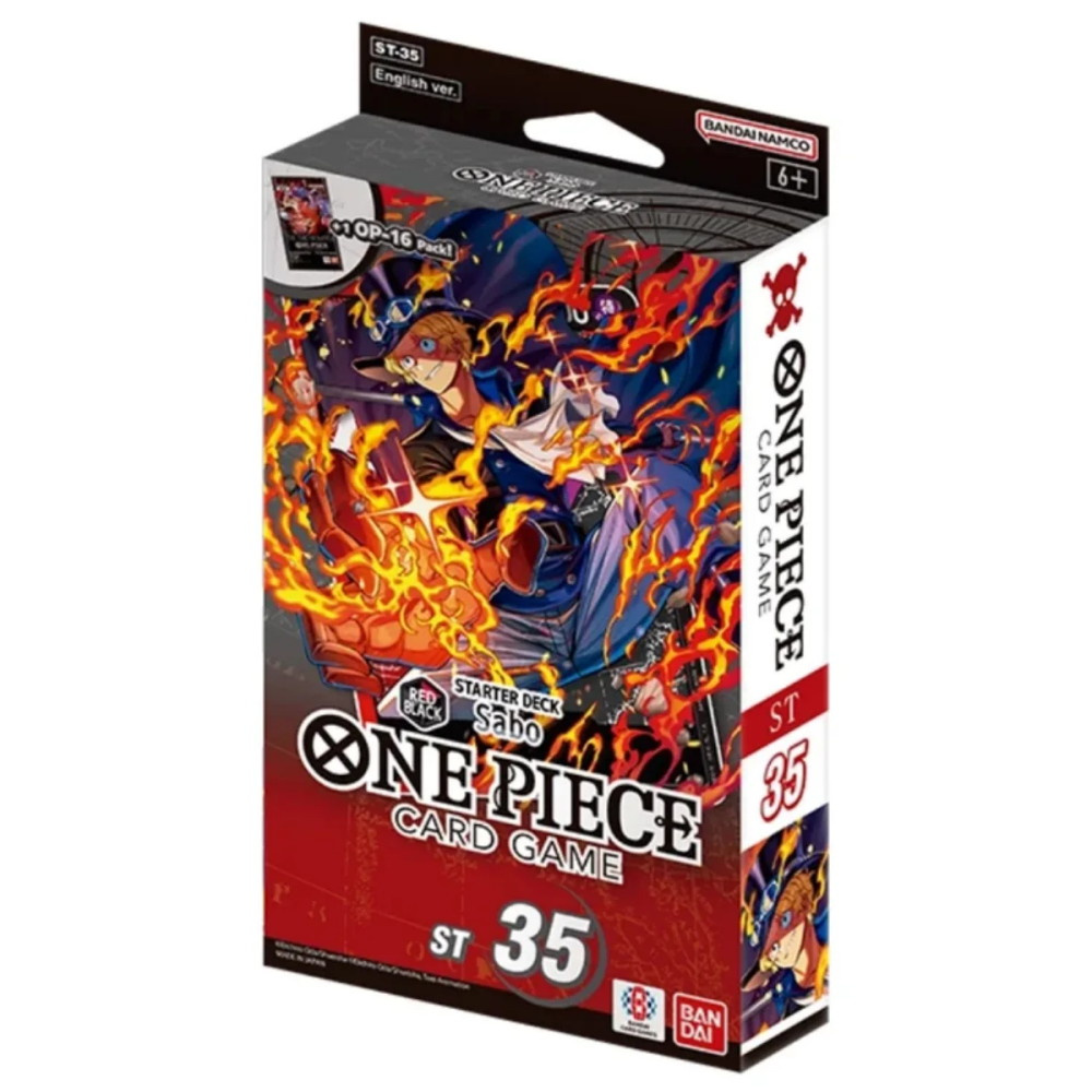 One Piece Card Game: Sabo Red/Black Starter Deck ST-35