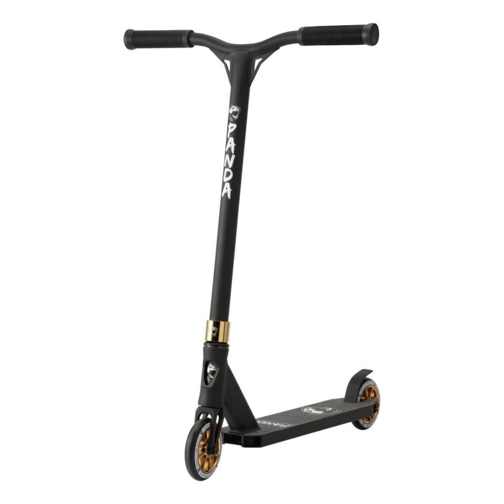 Panda Optimus Trick Scooter - Black/Gold Chrome