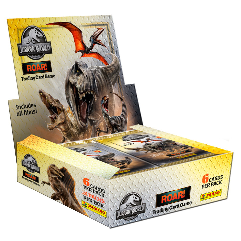 Jurassic World Roar - Collectible Cards Booster Display