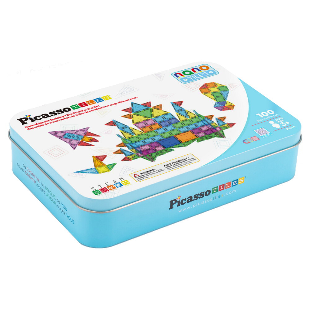 PicassoTiles Magnetic Nano Tiles 100 Palaa
