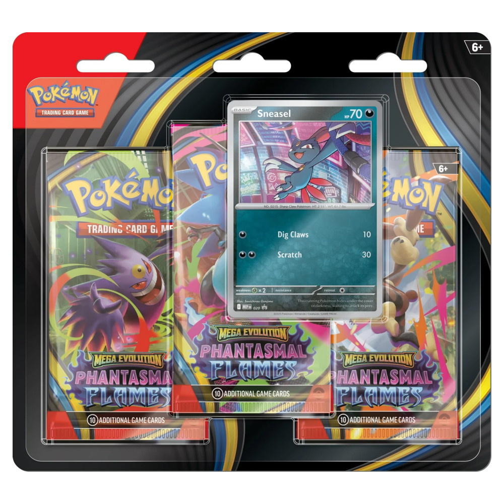 Pokémon TCG: Phantasmal Flames Boosters 3-Pack Sneasel