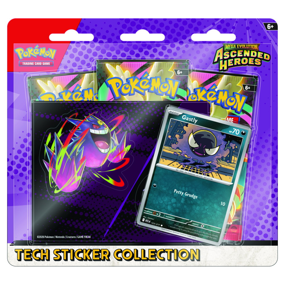 Pokémon TCG: Ascended Heroes - Tech Sticker Collection Gastly