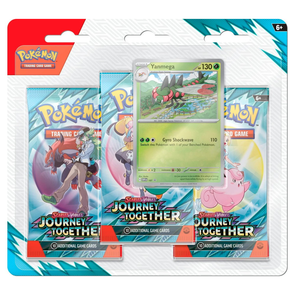 Pokémon TCG: Journey Together Boosters 3-Pack Yanmega