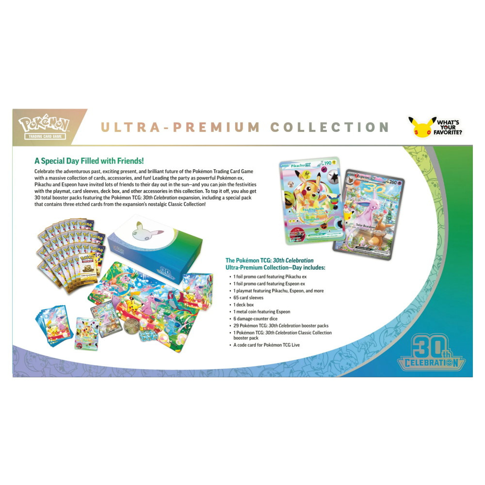 Pokémon TCG: 30th Celebration - Ultra-Premium Collection Day
