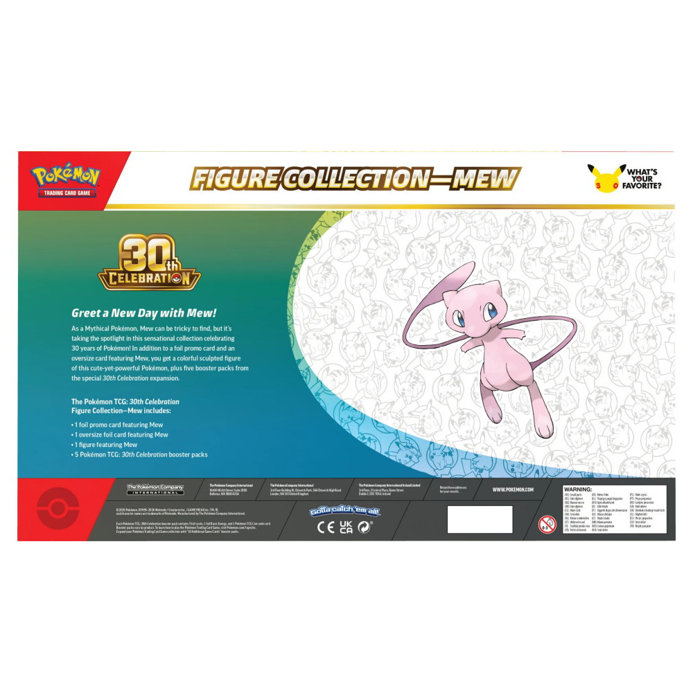 Pokémon TCG: 30th Celebration - Mew Figure Collection