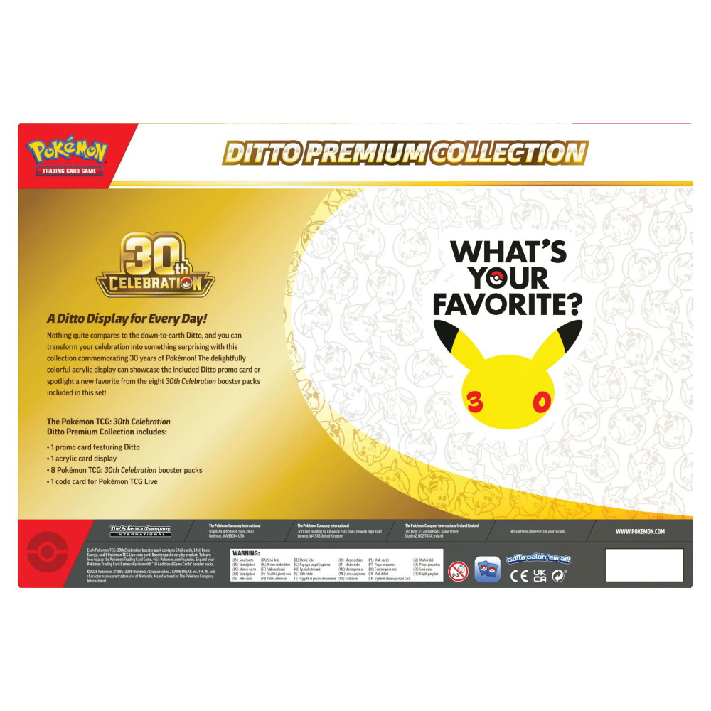 Pokémon TCG: 30th Celebration - Ditto Premium Collection