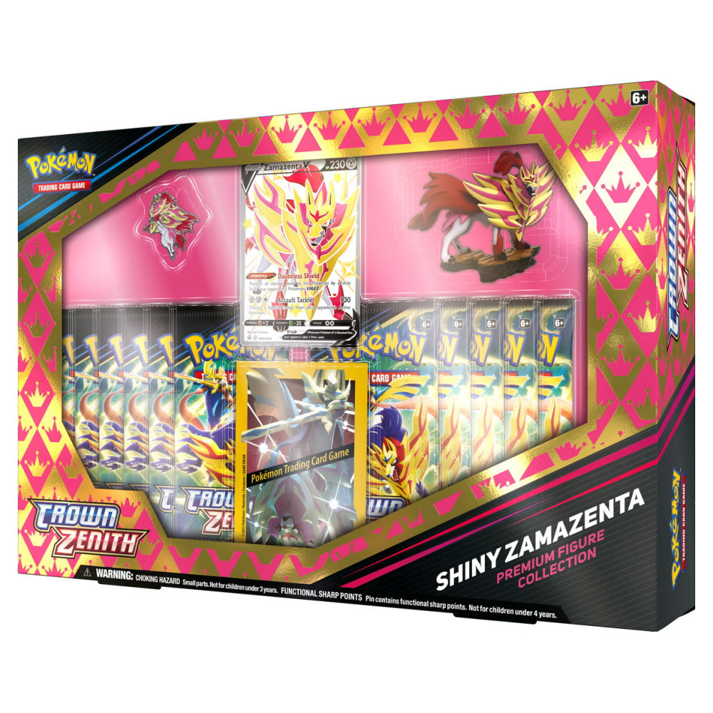 Pokémon TCG: Crown Zenith - Shiny Zamazenta Figure Collection