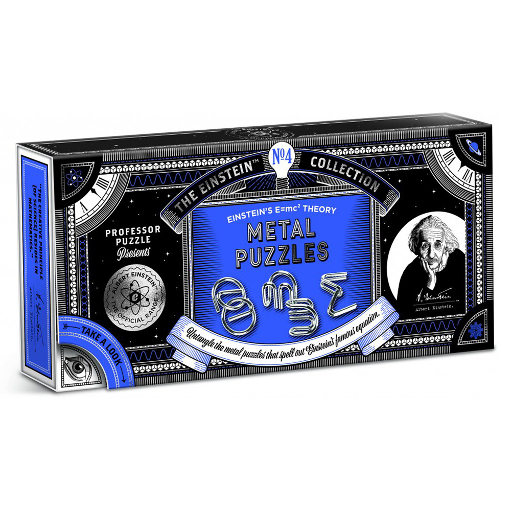 Einstein E=mc2 Metal Puzzle