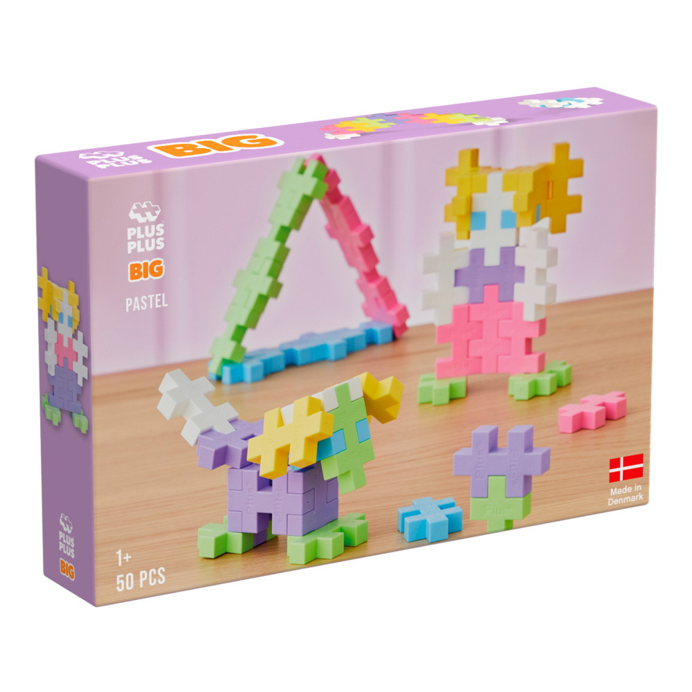 Plus-Plus - BIG Pastel Mix 50 pcs