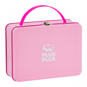 Plus-Plus - BIG Pink Metal Case 70 pcs Plus-Plus - BIG Pink Metal Case 70 pcs