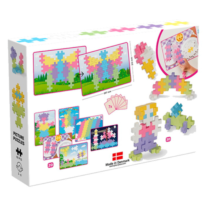 Plus-Plus - BIG Picture Puzzel Pastel 60 Palaa