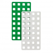 Plus-Plus - BIG Baseplate 2 pcs Green and White Plus-Plus - BIG Baseplate 2 pcs Green and White