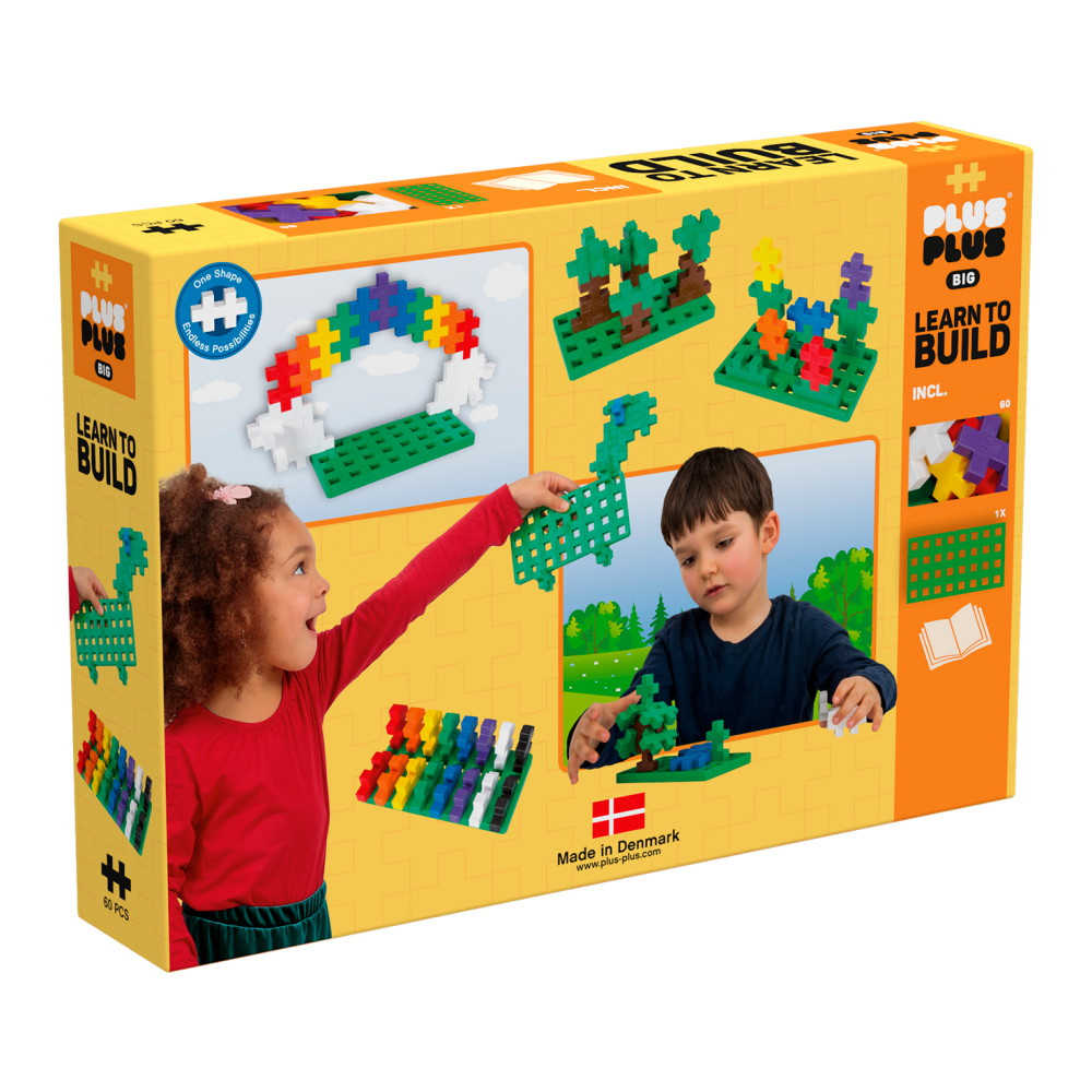 Plus-Plus - BIG Learn to Build 60 pcs