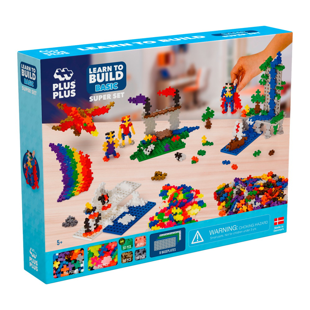 Plus-Plus - Learn to Build Basic 1200 pcs