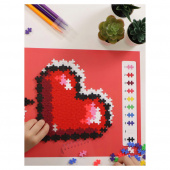 Plus-Plus - Puzzle By Number Hearts Plus-Plus - Puzzle By Number Hearts