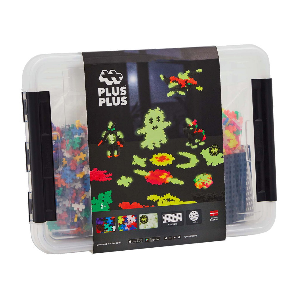 Plus-Plus - Build and Glow Storage Box 2000 pcs