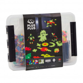 Plus-Plus - Build and Glow Storage Box 2000 pcs Plus-Plus - Build and Glow Storage Box 2000 pcs