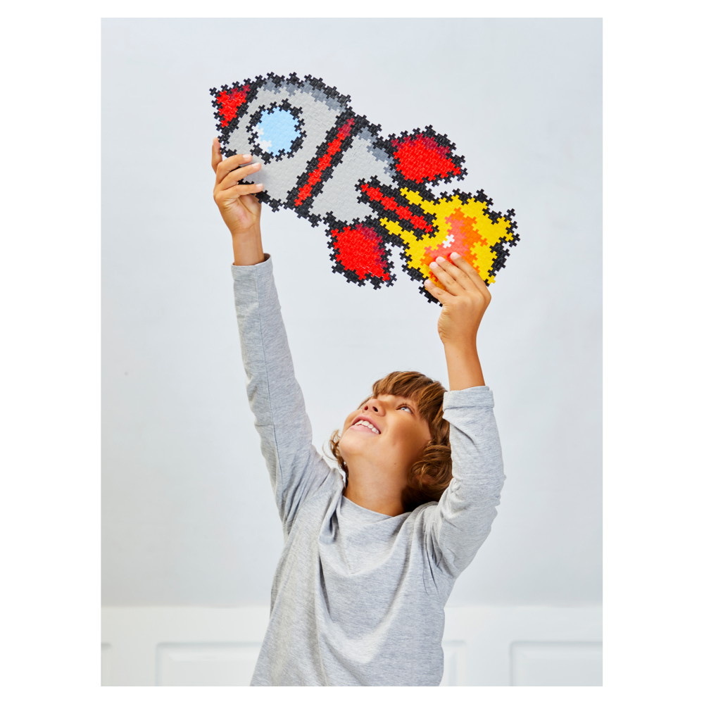 Plus-Plus - Puzzle By Number Rocket