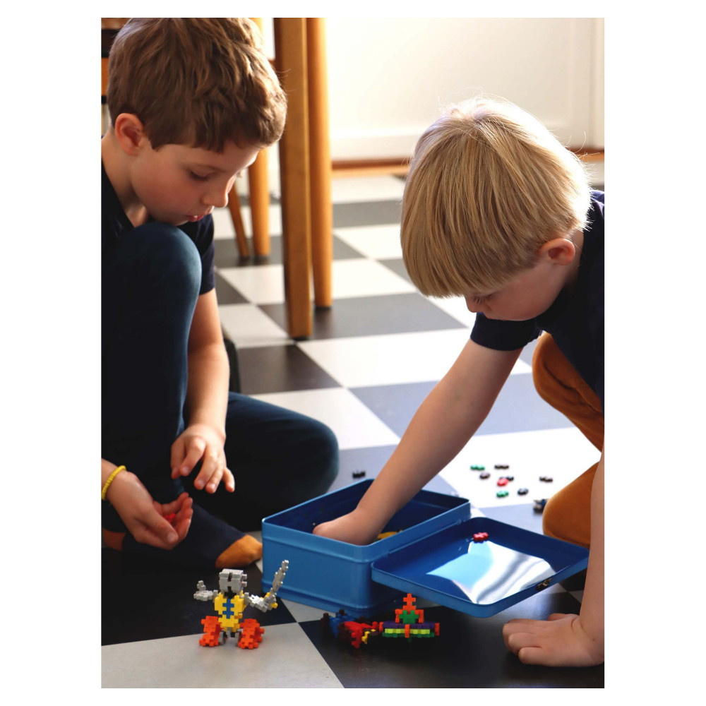 Plus-Plus - Blue Metal Case 600 pcs