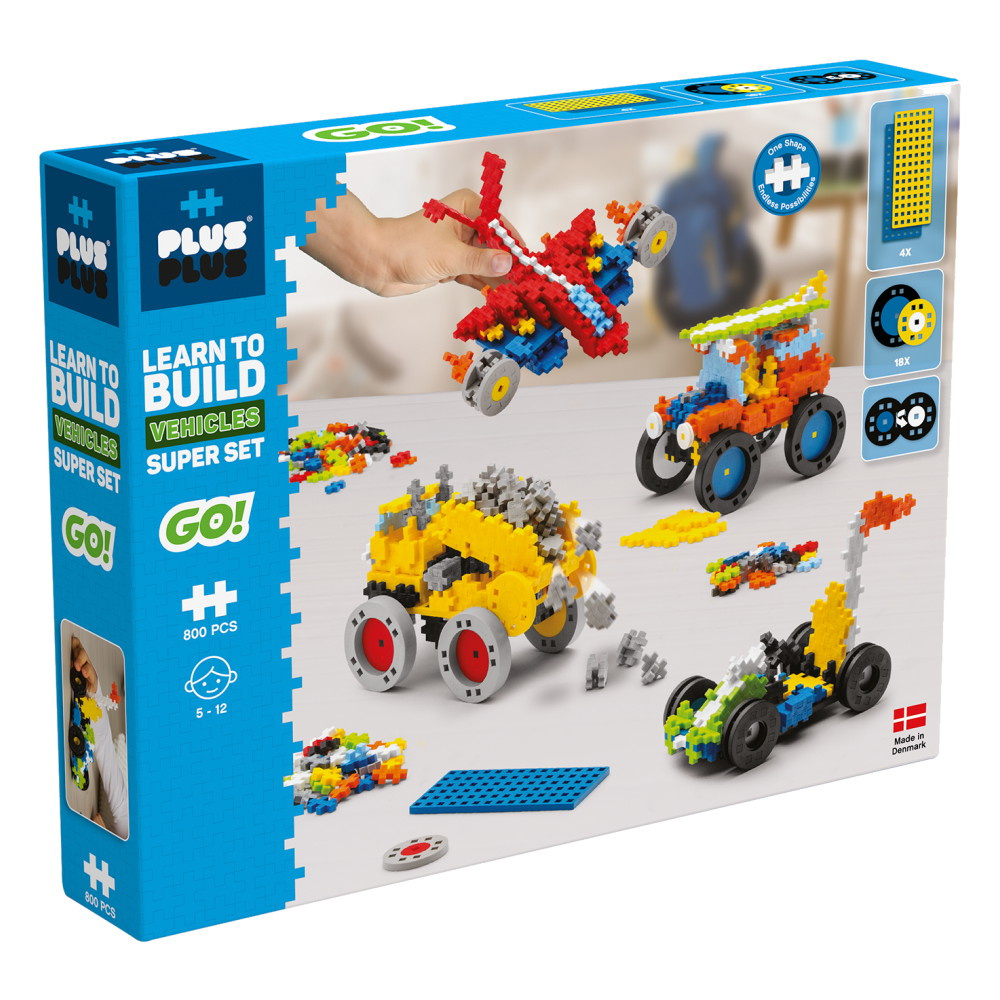 Plus-Plus - Learn to Build Go! Vehicles Super Set