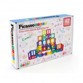 PicassoTiles Design Artistry Magnetic Building Tiles Set 42 Osat PicassoTiles Design Artistry Magnetic Building Tiles Set 42 Osat