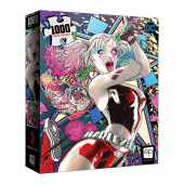 Usaopoly Palapeli: Harley Quinn - Die Laughing 1000 Palaa