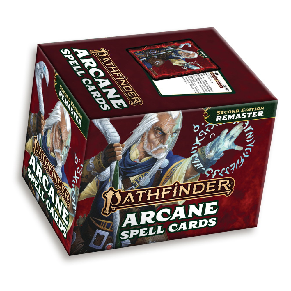Pathfinder RPG: Arcane Spell Cards (Remastered)