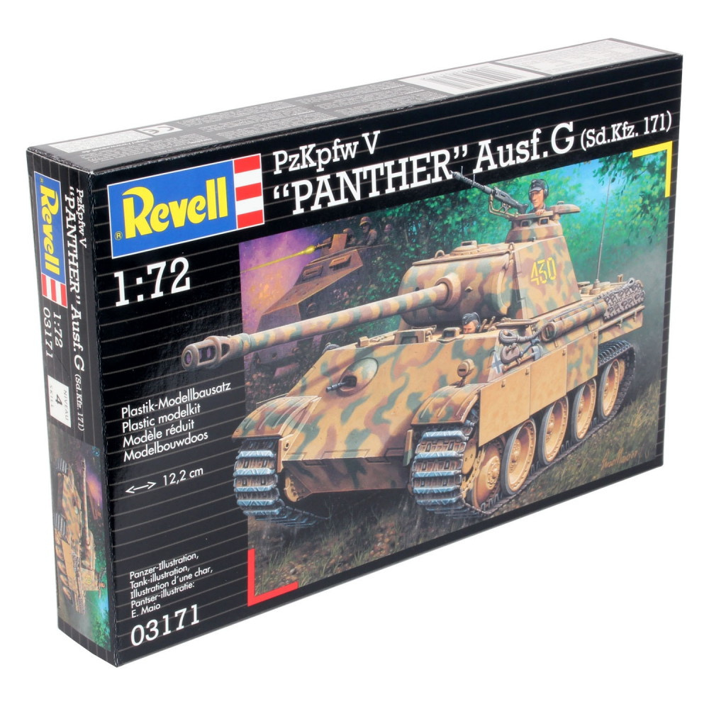 Revell - PzKpfw V PANTHER Ausf.G (Sd.Kfz. 171) 1:72 - 124 Pcs