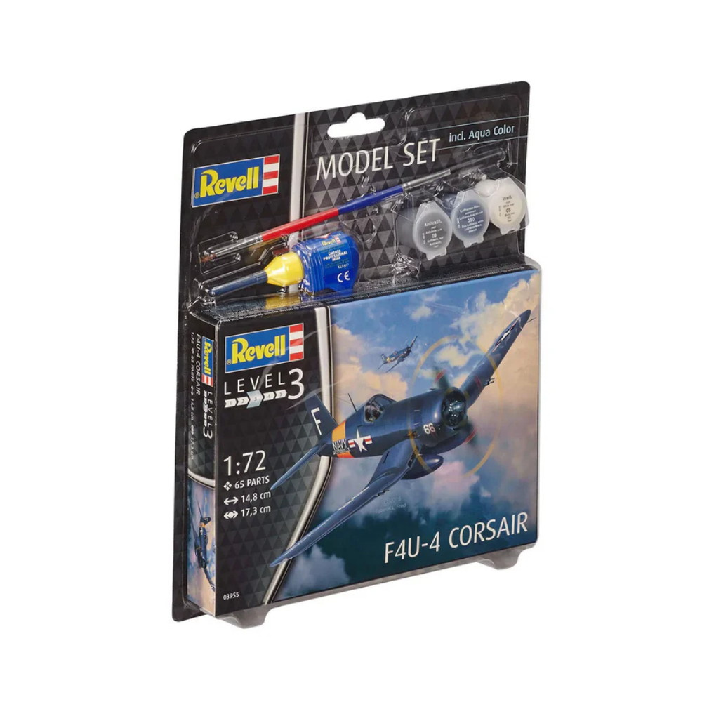 Revell Model Set - F4U-4 Corsair 1:72 - 65 Pcs