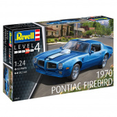 Revell - 1970 Pontiac Firebird, blue 1:24 - 83 Pcs Revell - 1970 Pontiac Firebird, blue 1:24 - 83 Pcs