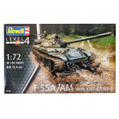 Revell - T-55A/AM with KMT-6/EMT-5 1:72 - 139 Pcs Revell - T-55A/AM with KMT-6/EMT-5 1:72 - 139 Pcs